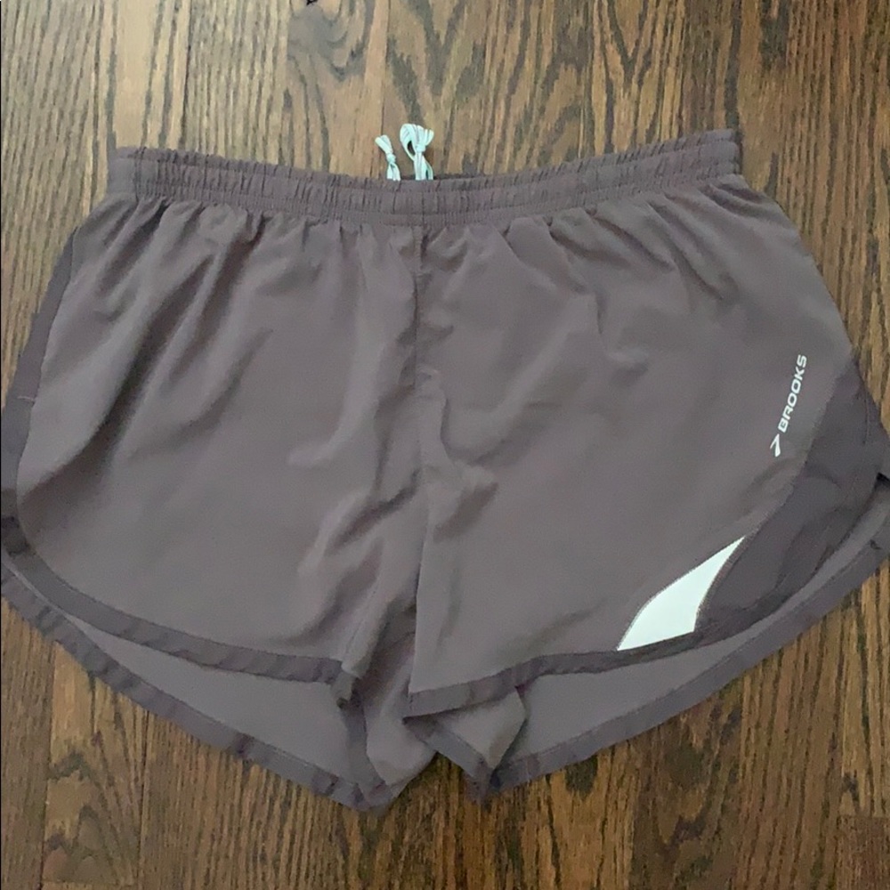 Grey Brooke Running Shorts